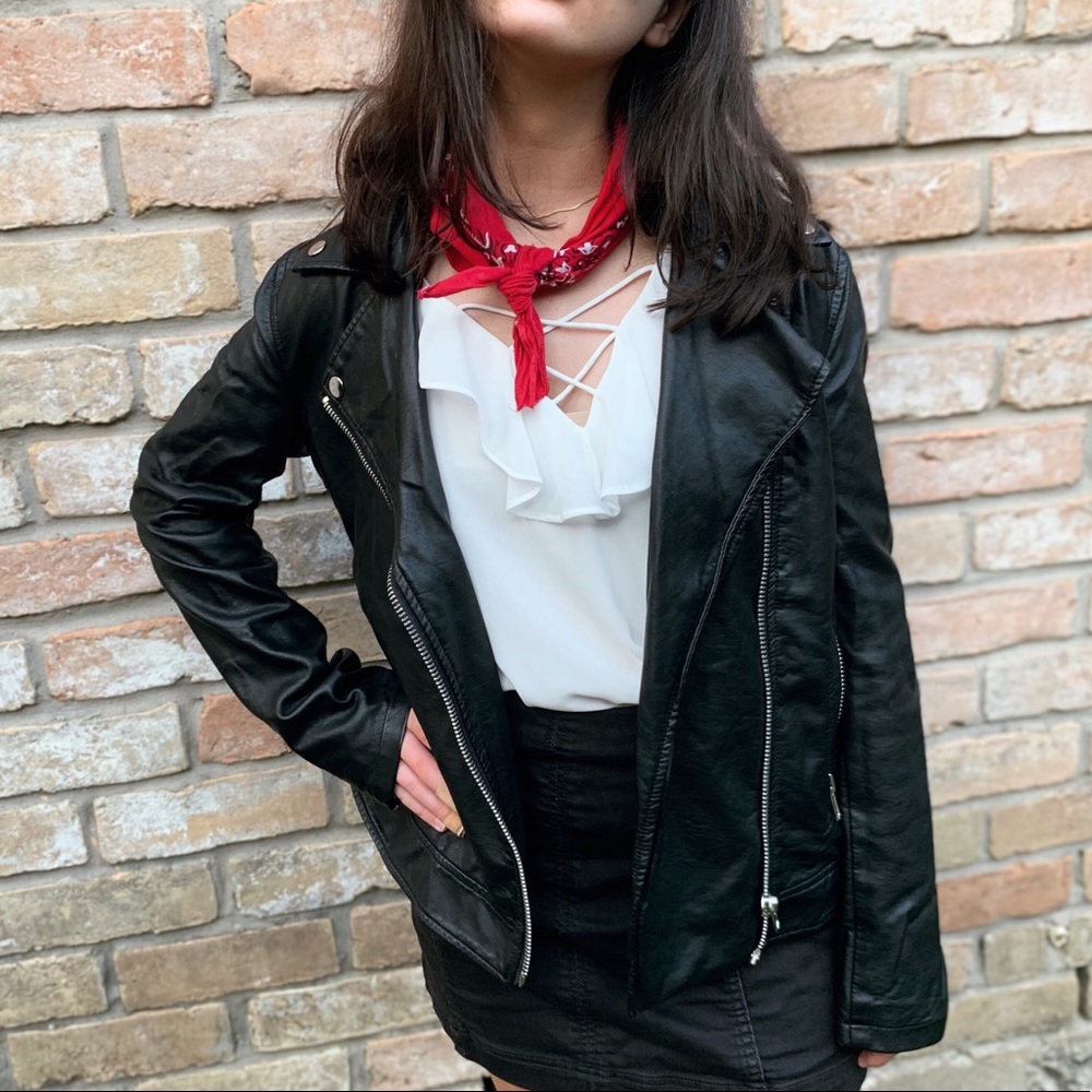 Faux Leather Jacket